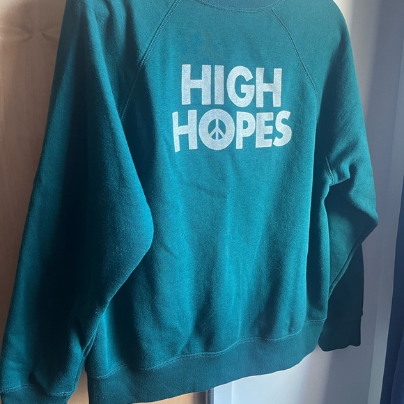 Old Navy forest green women's crew neck sweater - Picture 1 of 5